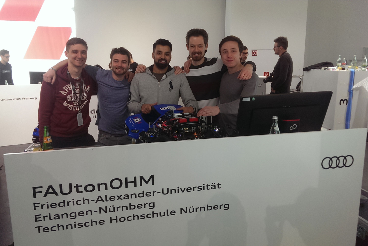 Zum Artikel "FAUtonOHM gewinnt den 3. Preis beim Audi Autonomous Driving Cup 2017"